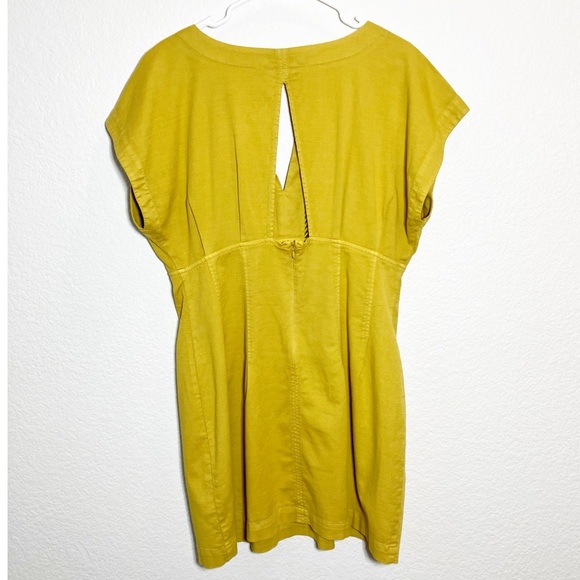 🔥MOVING SALE🔥 Anthropologie Maeve mustard dress NWT sz14 - Picture 3 of 7